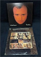 2 LPs  Blood, Sweat & Tears & Phil Collins