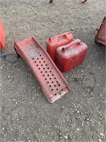 Jerry Cans & Set of Steel Ramps