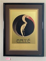 T - ERTE' FRAMED ART 5X28" (D1)