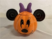 Disney Mini Mouse 8.5" Tall Pumpkin Cookie Jar