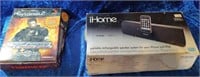 PlayStation gun controller Ihome portable speaker
