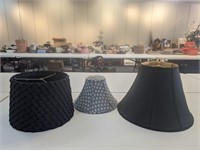 Black - Blue Lamp Shades