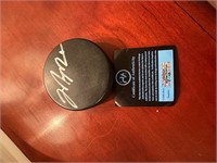 Mark Messier Signed Hockey Puck w/COA