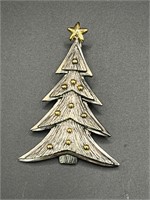 Cute Christmas tree brooch pendant