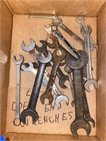 Lot of open end wrenches