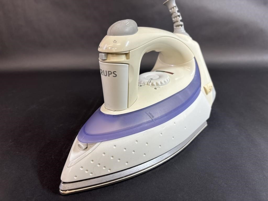 Krups Purple & White Clothes Iron