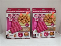 2 ct. - Piggy Pop Silicone Baking Pans