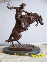 "Bronco Buster" Remington Bronze Sculpture