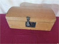 Vintage Wooden Lock Box