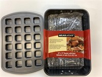 Pampered Chef & 10x15" Roaster w/Rack