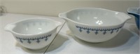 Vintage Pyrex Snowflake Blue Garland Cinderella