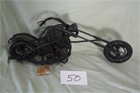 3D Visual Wire Art Chopper-Motorcycle