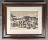 1863 Harper's Weekly Army Of The Cumberland Framed