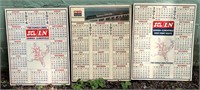 NOS 1974, 75 & 77 SCL/ L&N RAILROAD CALENDARS