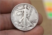 1942-S Walking Liberty Silver Half Dollar