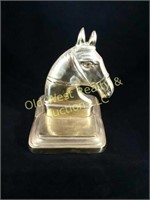 Gold Metal Horse Head Book Ends