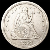 1858 Seated Liberty Quarter CLOSELY UNCIRCULATED