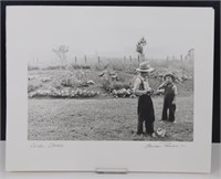 Black and White Photograph - “Garden Chores” by