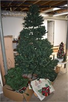 LOT OF CHRISTMAS DECOR, TREE, ETC