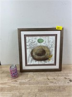 Framed Birds Nest Art