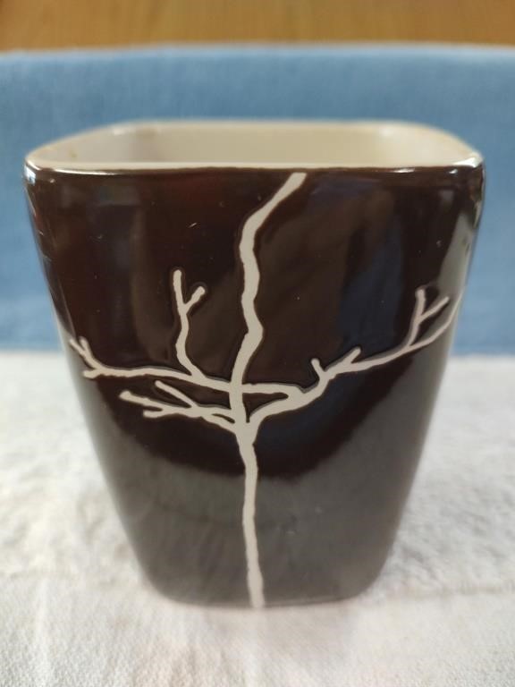 Money Tree Pottery Vase - 4"