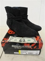 Fergalicious Boho Black Size 7 1/2 Boots in Box