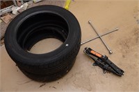 TIRE TOOL, JACK, TIRES