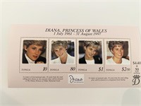 Tonga Diana Princess of Wales commemorative stamp