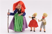 BAPS Hansel, Gretel & Witch Dolls