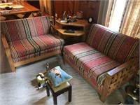 Sectional Oak Hardwood Lodge Furniture (See below)
