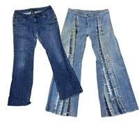 Mossimo Size 10 Jeans & Jean on Jean Size 36