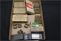 Box Vintage Misc .45, .30 Cal Ammo