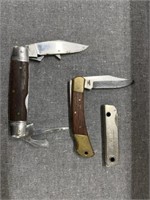 Three. Pocket knives.