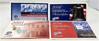 2006 Mint Set; ’01, ’02 Partial Mint Sets