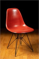 Vintage Herman-Miller Eames Chair in Red 1