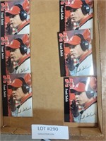 6 HUSKERS FRANK SOLICH TRADING CARDS