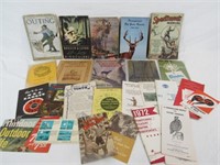 LARGE LOT OF CATALOGUES/ADVERTISING PAPER ITEMS: