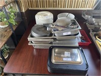 Serving trays, stainless trays, rice cooker