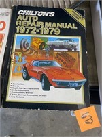 Chiltons repair guide Corvette 1972-79