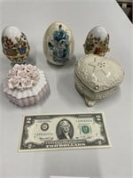 Very NICE Trinket Boxes and Decorative Eggs
