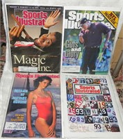 (4) 1980-90's Sports Illustrated Magazines