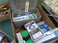 BOX OF HARDWARE SNAPS, RINGS, & WASHERS