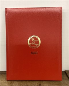 1991 St. Louis Cardinals calendar book