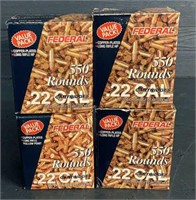 (2200) Rounds Federal .22 LR Ammo