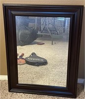 U - FRAMED MIRROR 28X21" (L29)