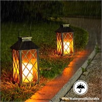 OxyLED 2 Pack LED Solar Lights Outdoor Hanging