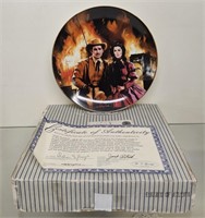 Vintage The Burning Of Atlanta Decorative Plate