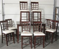 36" Tall Dining Room Table w/ 8 Dining Chairs