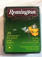 Remington Blackpowder 54 Cal 400 GR 20 game