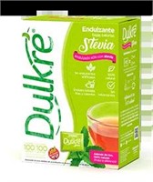 5 BOXES OF 50 Dulkre Stevia Sweetener